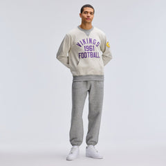 Minnesota Vikings IconicFleece Pocket Sweatshirt - Oatmeal outlet