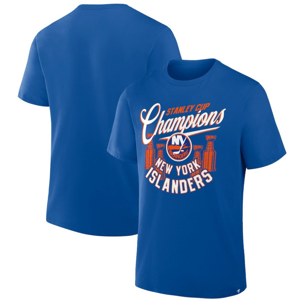 New York Islanders Fanatics 4x Stanley Cup Champions T-Shirt - Royal T-shirts