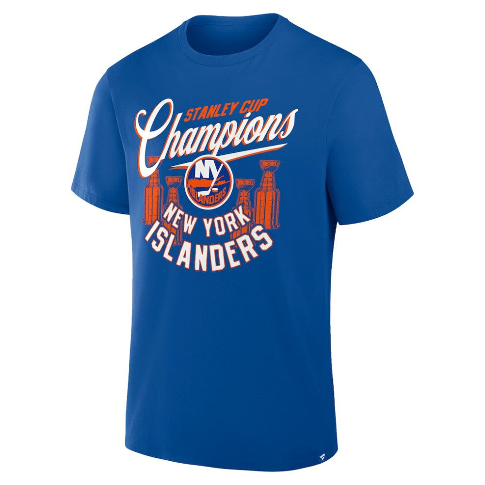 New York Islanders Fanatics 4x Stanley Cup Champions T-Shirt - Royal T-shirts