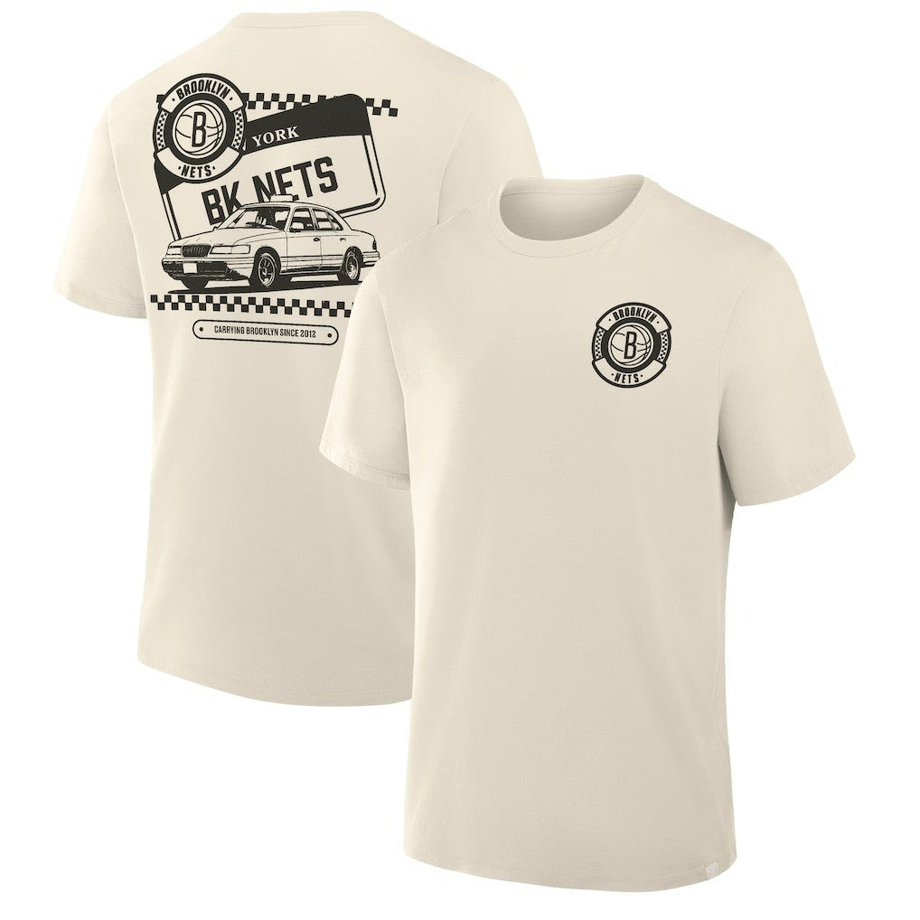 Brooklyn Nets Team Culture T-Shirt - Cream on sale