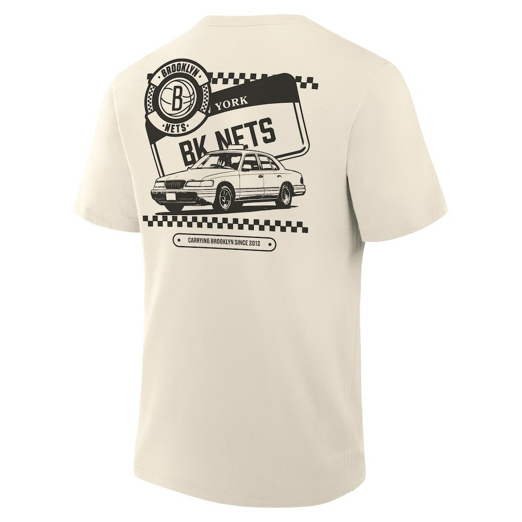 Brooklyn Nets Team Culture T-Shirt - Cream on sale