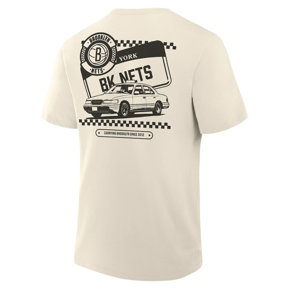 Brooklyn Nets Team Culture T-Shirt - Cream on sale