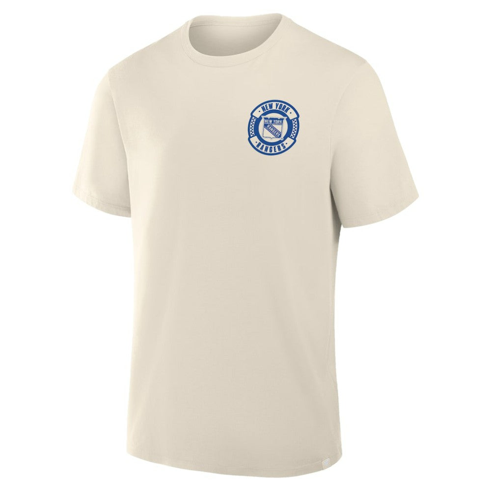 New York Rangers Fanatics Team Culture T-Shirt - Cream T-shirts