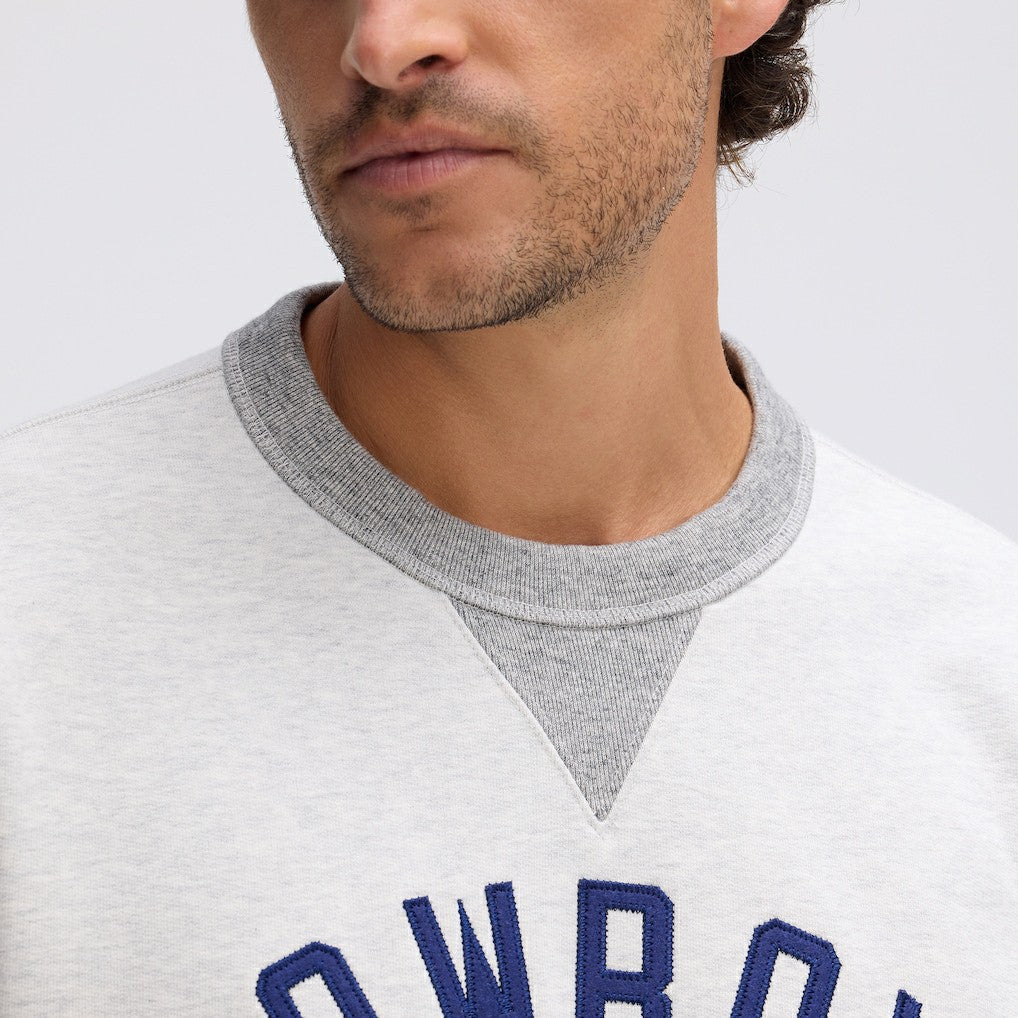 Dallas Cowboys IconicFleece Pocket Sweatshirt - Heather Gray discount
