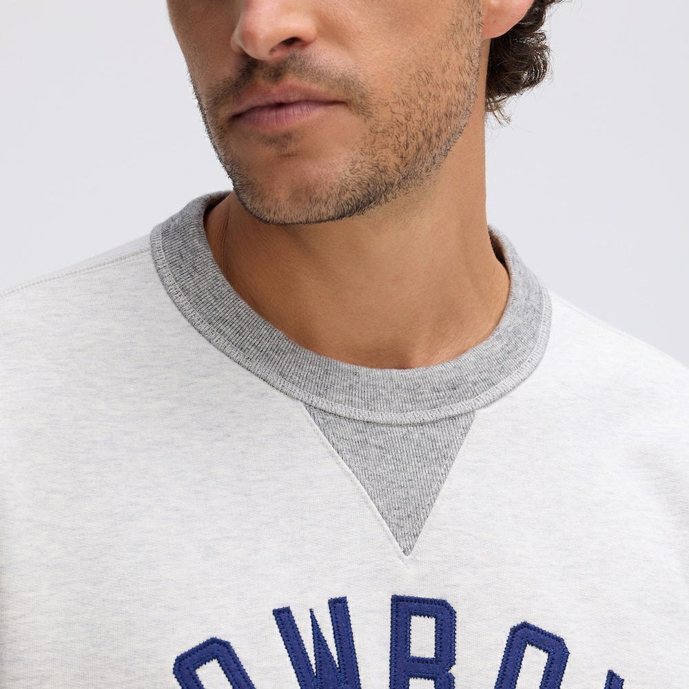 Dallas Cowboys IconicFleece Pocket Sweatshirt - Heather Gray discount