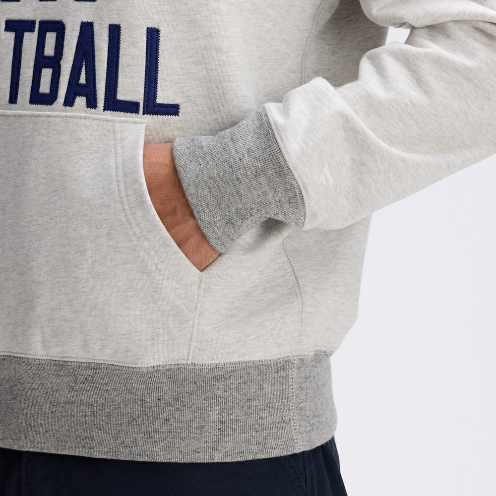 Dallas Cowboys IconicFleece Pocket Sweatshirt - Heather Gray discount
