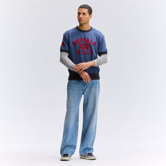 Buffalo Bills IconicFleece Short Sleeve Sweatshirt - Royal outlet