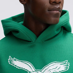 Philadelphia Eagles IconicFleece Flocked Hoodie - Kelly Green cheap