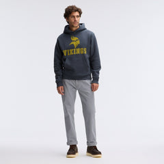 Minnesota Vikings IconicFleece Flocked Hoodie - Charcoal outlet