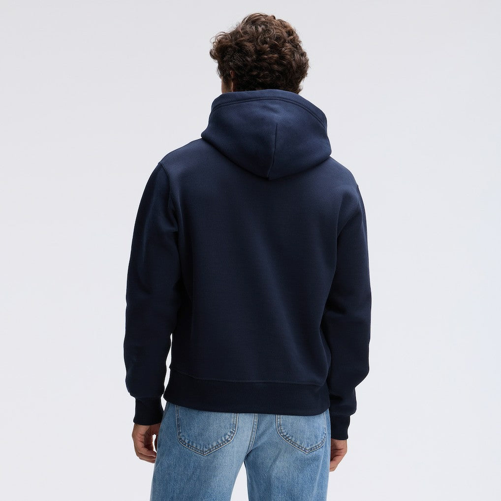 Chicago Bears IconicFleece Flocked Hoodie - Navy on sale
