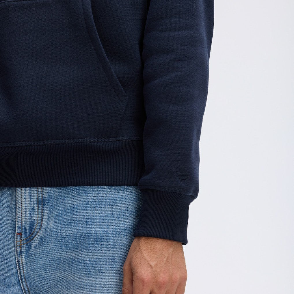 Chicago Bears IconicFleece Flocked Hoodie - Navy on sale