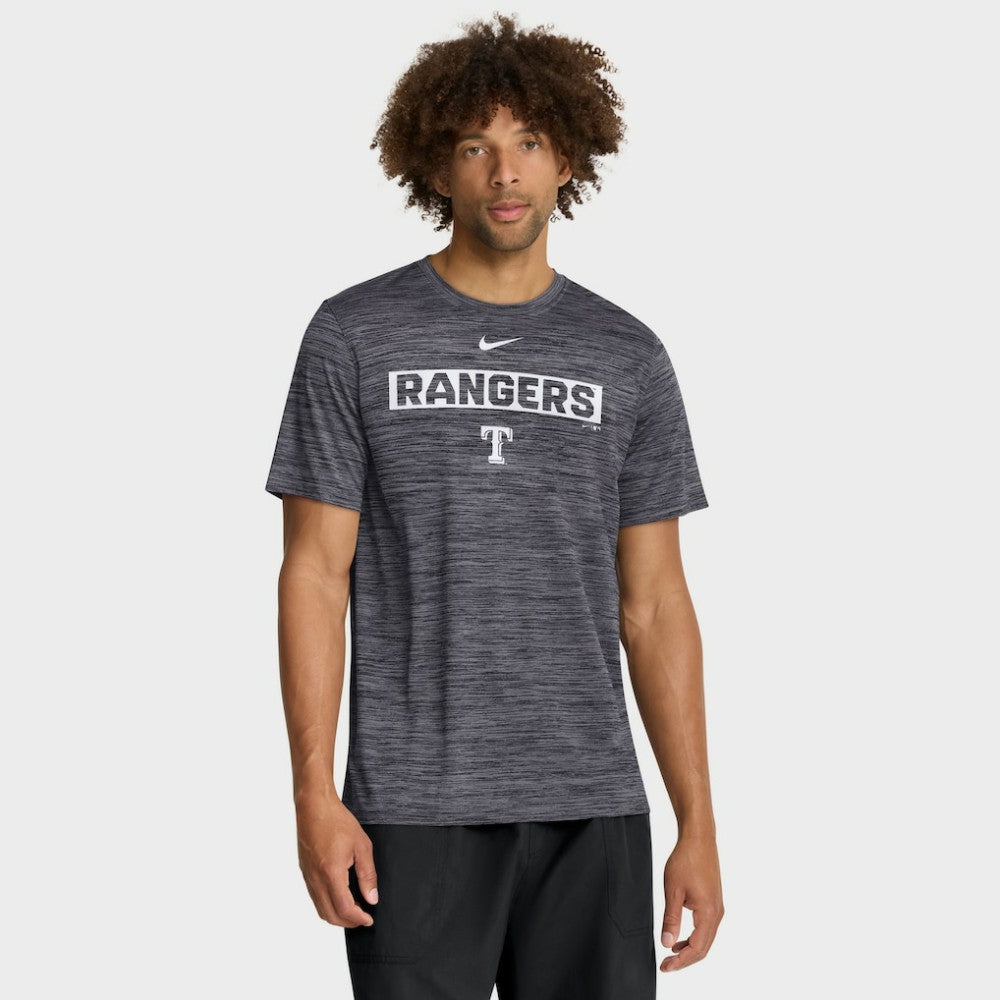 Texas Rangers Velocity Dri-FIT T-Shirt Black