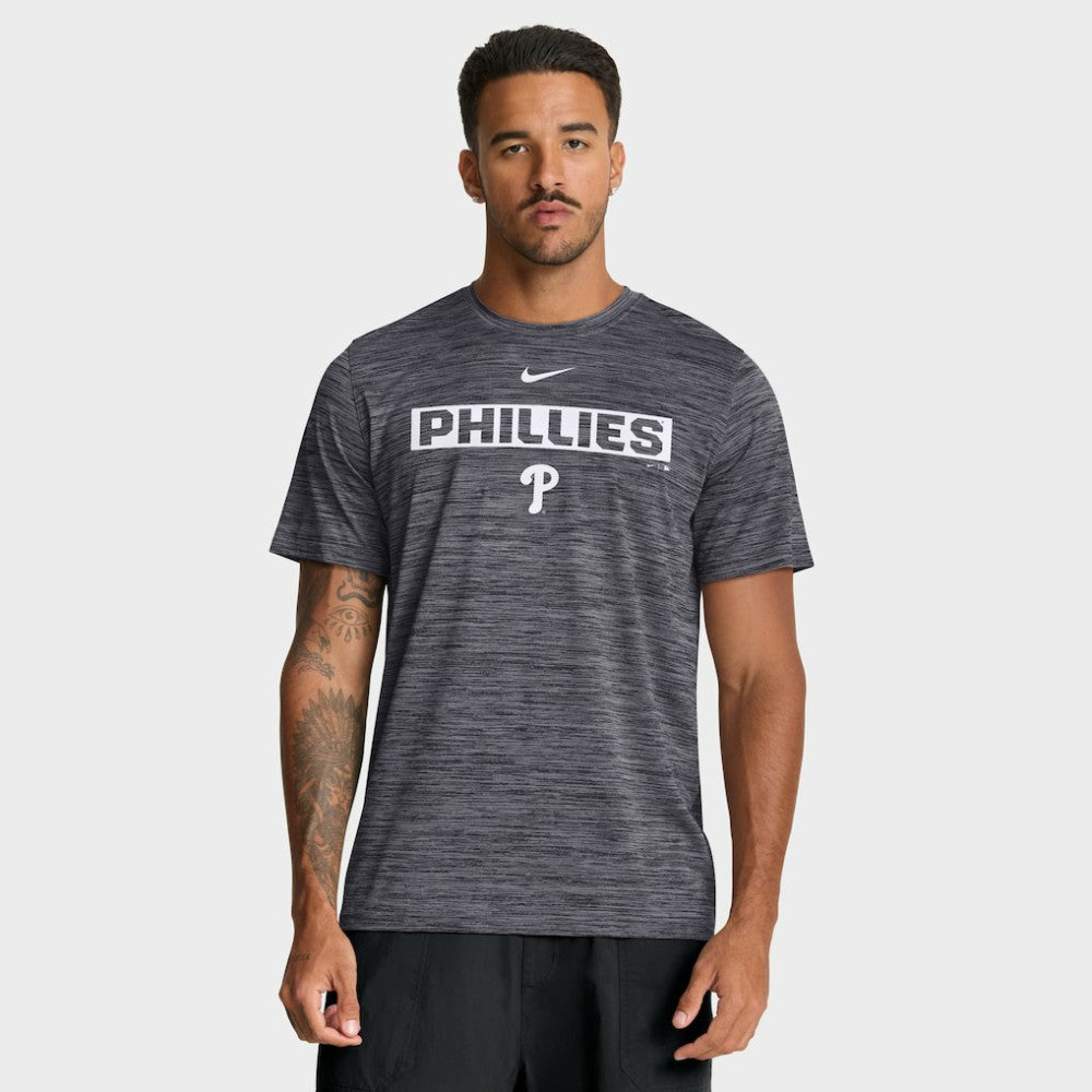 Philadelphia Phillies Velocity Dri-FIT T-Shirt Black