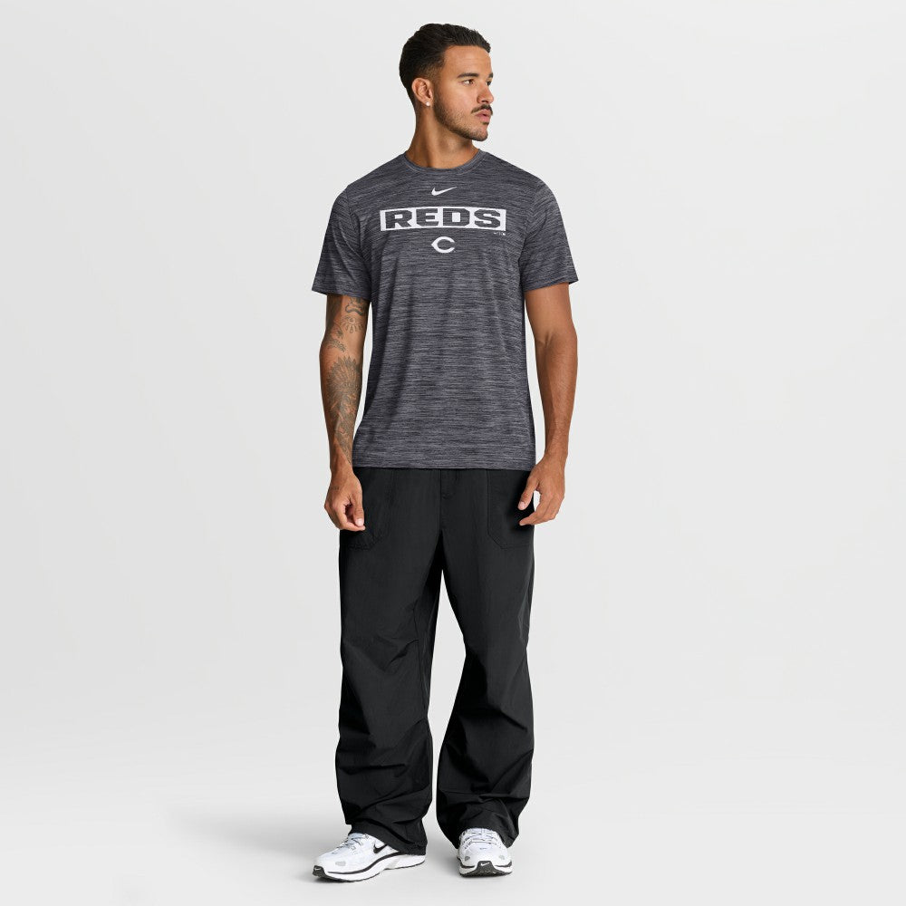 Cincinnati Reds Velocity Dri-FIT T-Shirt Black