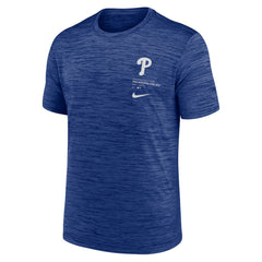 Philadelphia Phillies Velocity Dri-FIT T-Shirt Royal