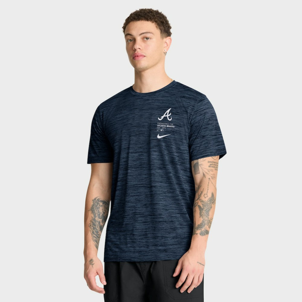 Atlanta Braves Velocity Dri-FIT T-Shirt Navy