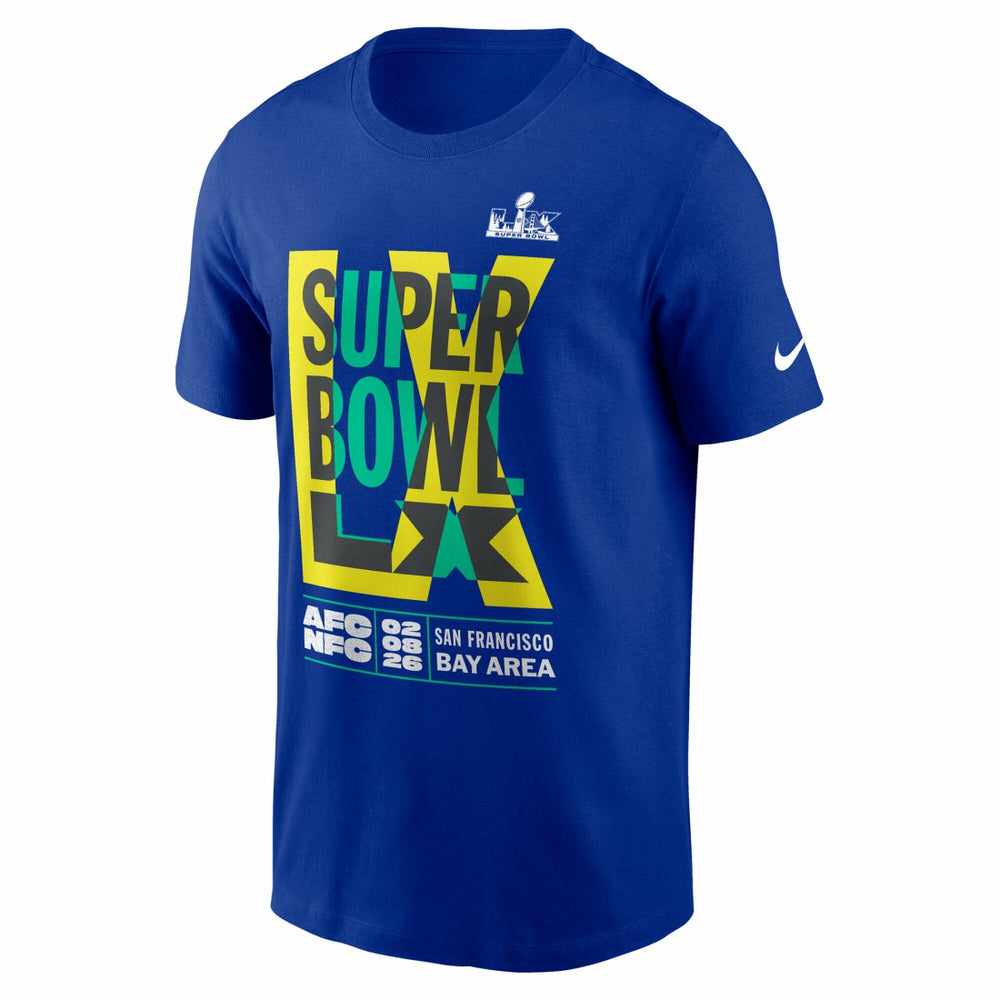 Super Bowl LX Essential T-Shirt - Royal on sale