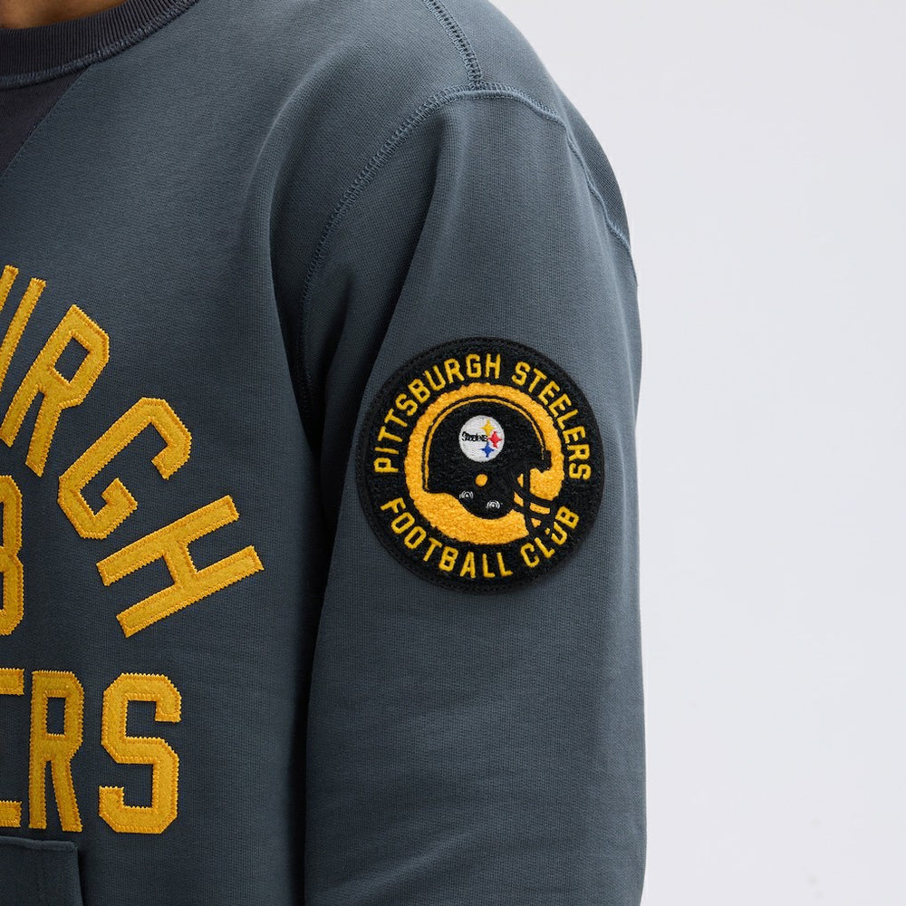 Pittsburgh Steelers IconicFleece Pocket Sweatshirt - Charcoal outlet