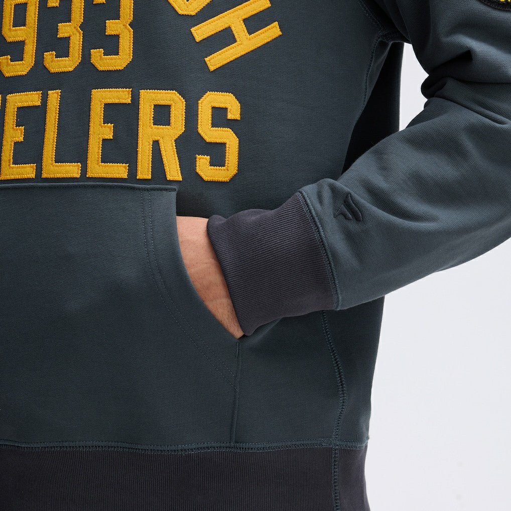 Pittsburgh Steelers IconicFleece Pocket Sweatshirt - Charcoal outlet