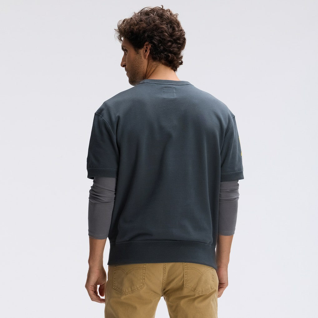 Minnesota Vikings IconicFleece Short Sleeve Sweatshirt - Charcoal online