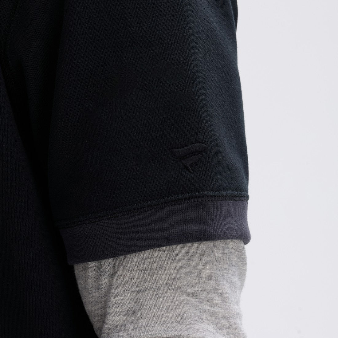 Detroit Lions IconicFleece Short Sleeve Sweatshirt - Black on sale