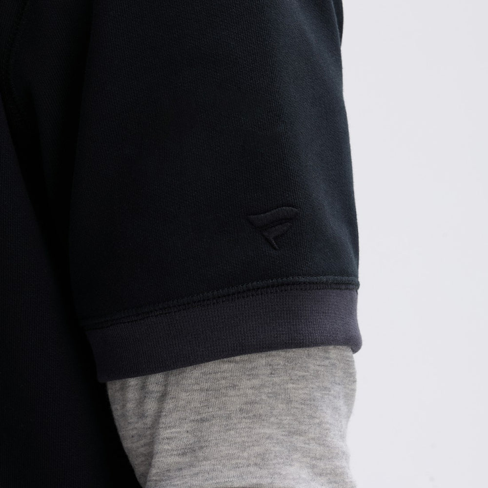 Detroit Lions IconicFleece Short Sleeve Sweatshirt - Black on sale