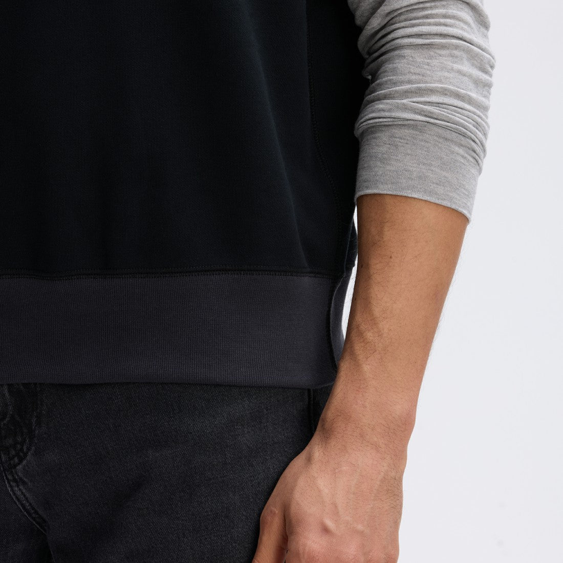 Detroit Lions IconicFleece Short Sleeve Sweatshirt - Black on sale
