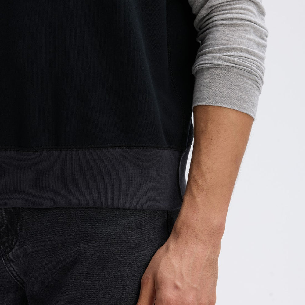 Detroit Lions IconicFleece Short Sleeve Sweatshirt - Black on sale