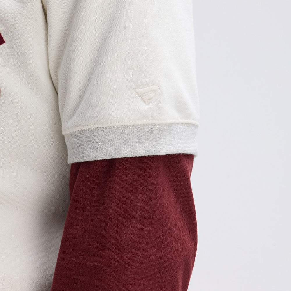 Washington Commanders IconicFleece Short Sleeve Sweatshirt - Oatmeal outlet