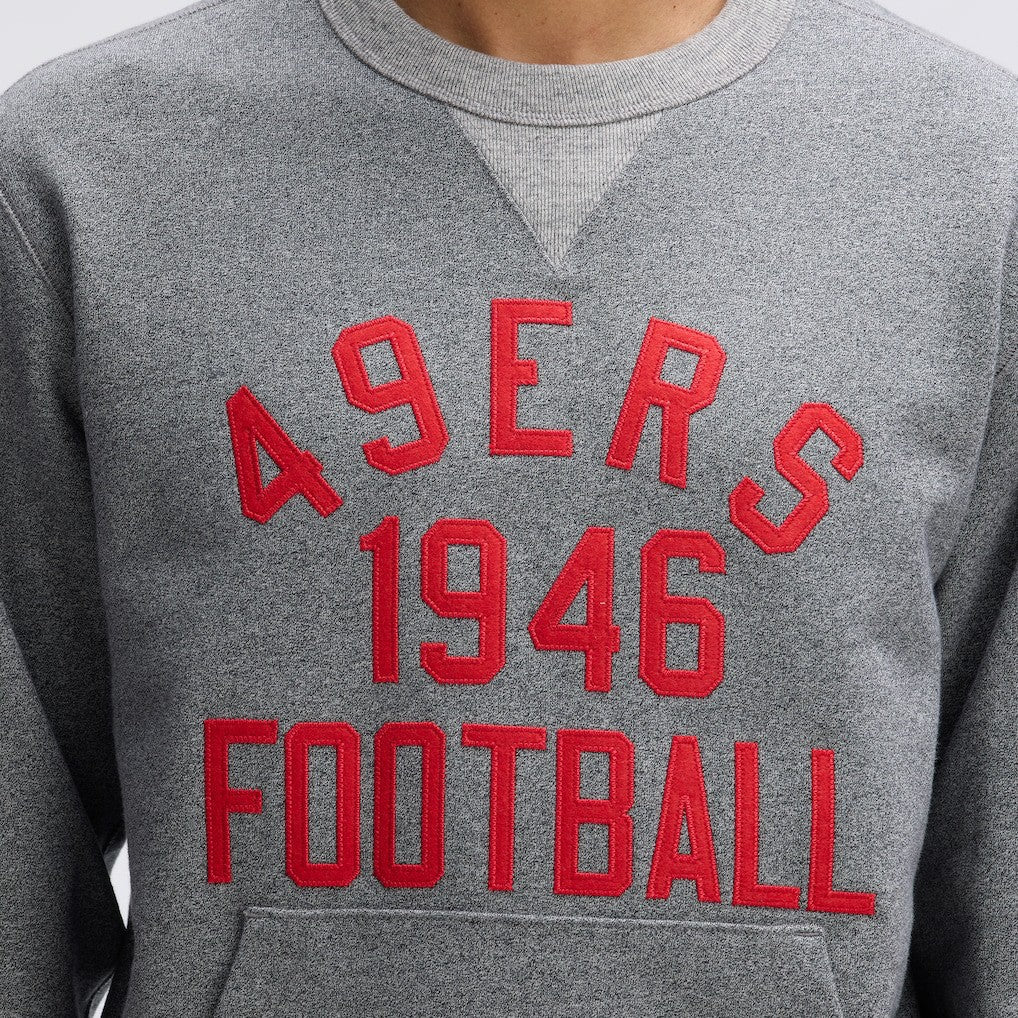 San Francisco 49ers IconicFleece Pocket Sweatshirt - Athletic Heather Gray outlet