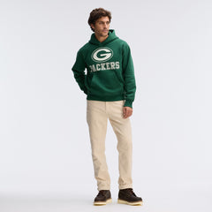 Green Bay Packers IconicFleece Flocked Hoodie - Green discount