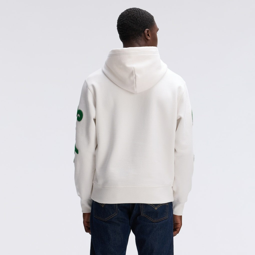 Philadelphia Eagles IconicFleece Letterman Hoodie - Oatmeal for sale