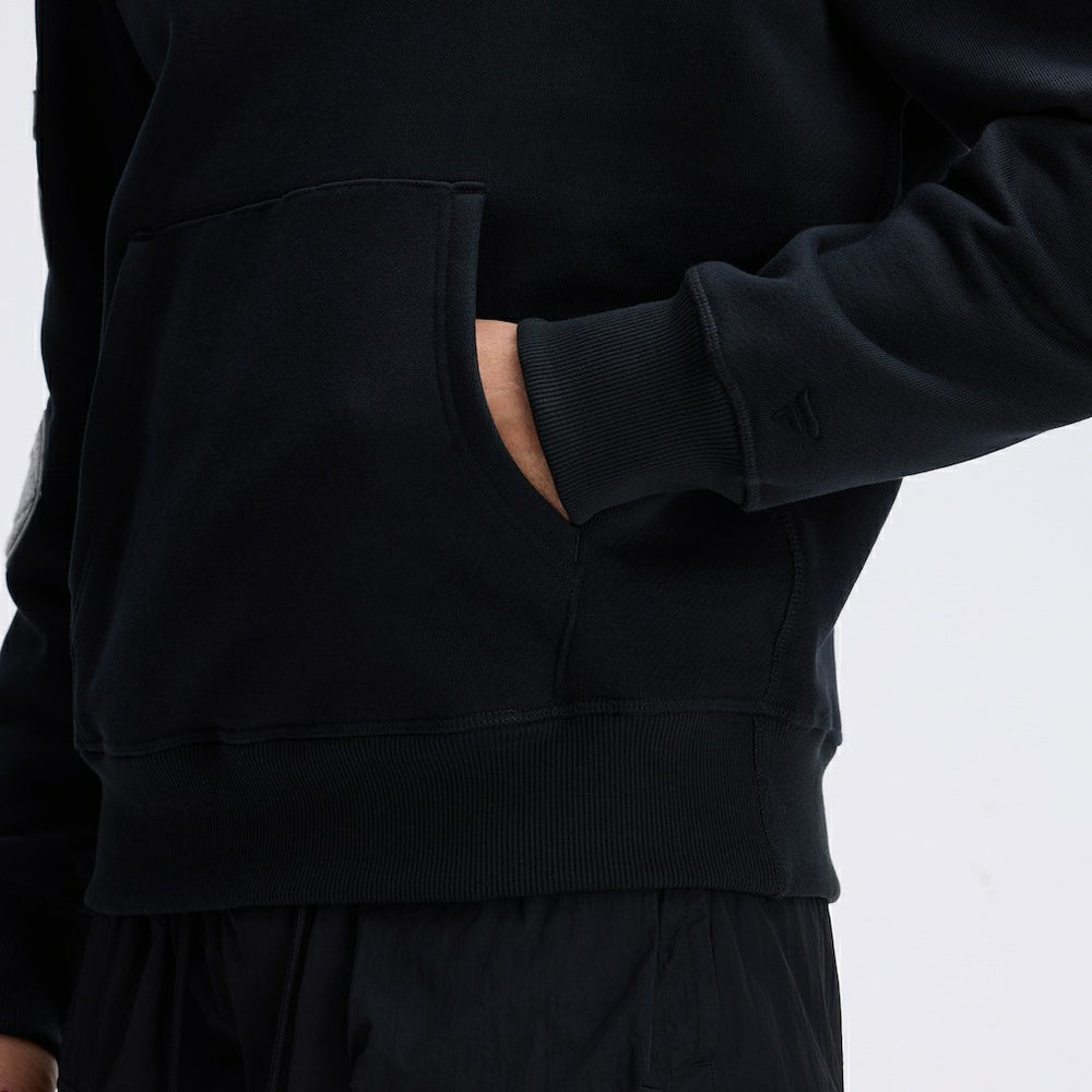 Las Vegas Raiders IconicFleece Letterman Hoodie - Black on sale