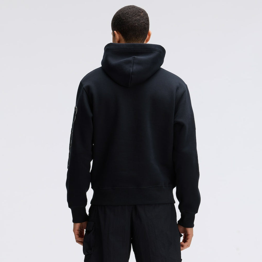 Las Vegas Raiders IconicFleece Letterman Hoodie - Black on sale