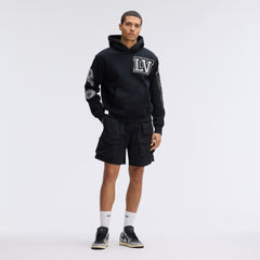Las Vegas Raiders IconicFleece Letterman Hoodie - Black on sale