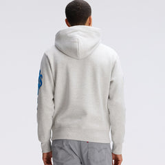Detroit Lions IconicFleece Letterman Hoodie - Heather Gray sale