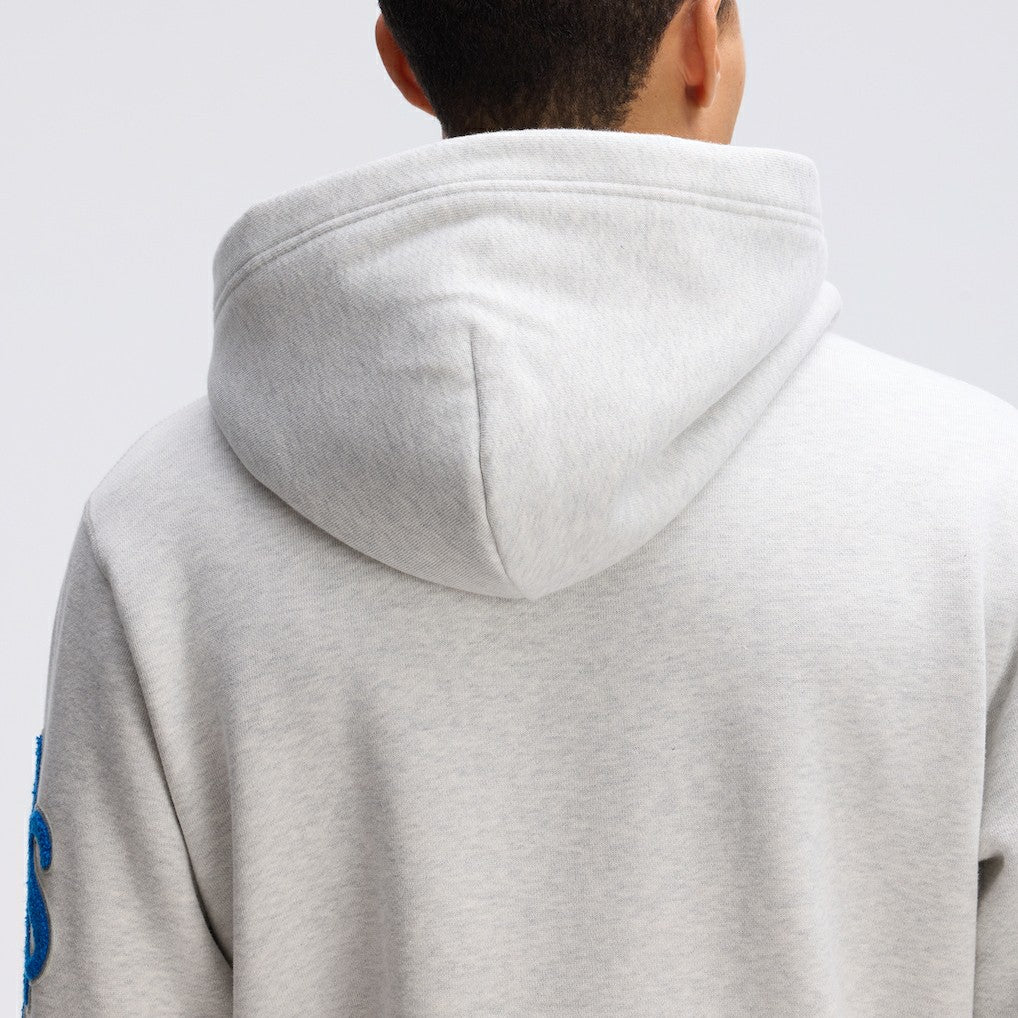 Detroit Lions IconicFleece Letterman Hoodie - Heather Gray sale