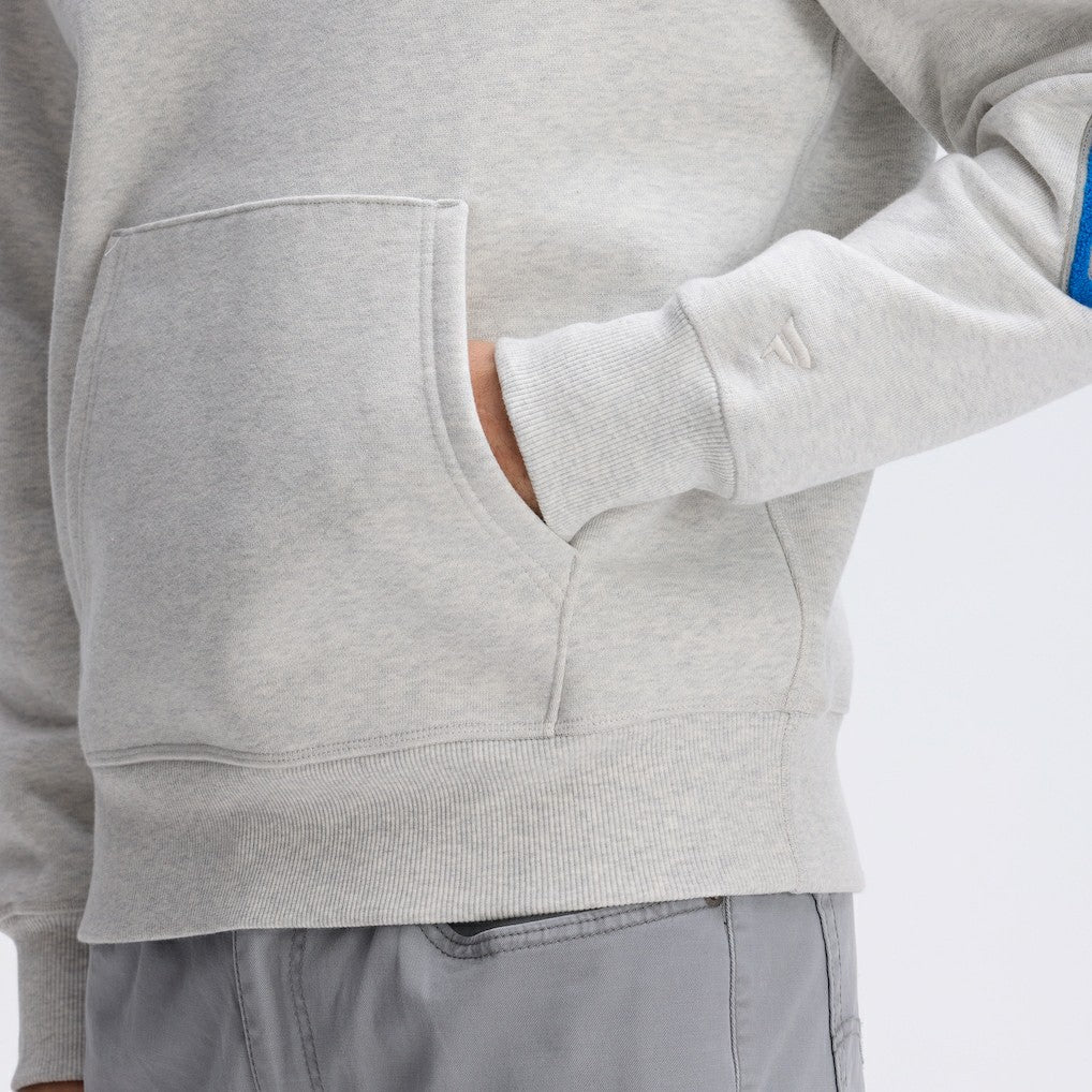 Detroit Lions IconicFleece Letterman Hoodie - Heather Gray sale
