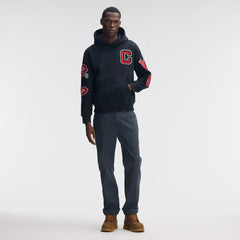 Kansas City Chiefs IconicFleece Letterman Hoodie - Black outlet