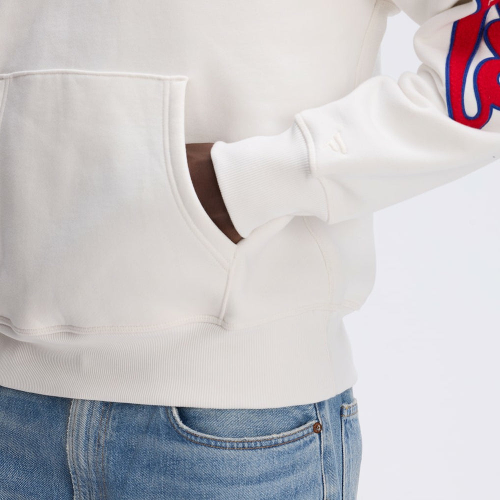 Buffalo Bills IconicFleece Letterman Hoodie - Oatmeal for sale