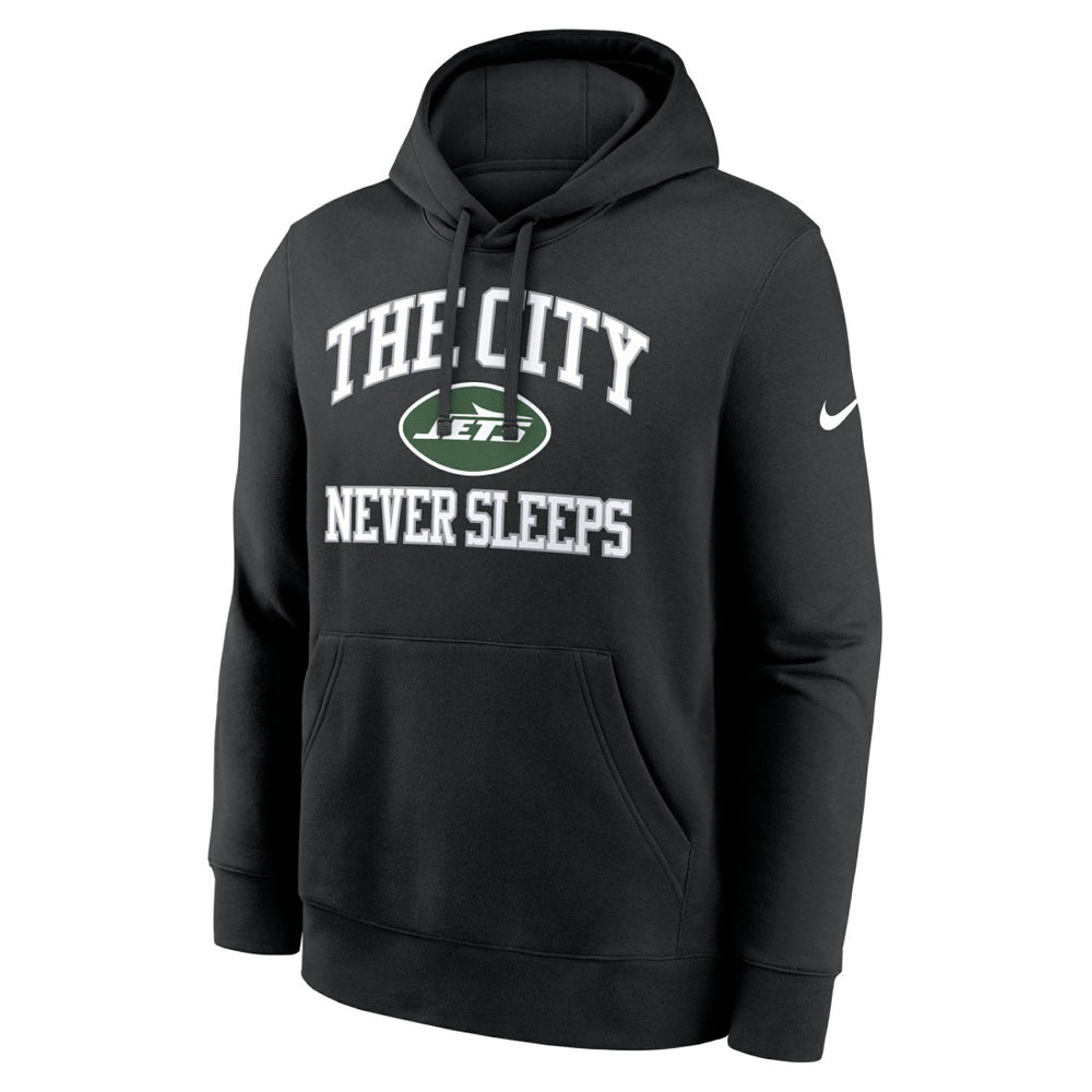 New York Jets The City Never Sleeps Club Fleece Hoodie - Black on sale