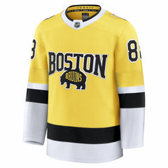 David Pastrnak Boston Bruins Fanatics 2026 NHL Stadium Series Premium Jersey - Gold Jerseys