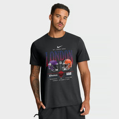 Minnesota Vikings vs. Cleveland Browns International Games London 2025 T-Shirt - Black outlet