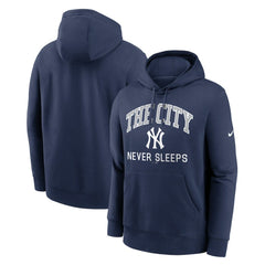 New York Yankees The City Never Sleeps Club Hoodie Navy