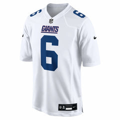Jaxson Dart New York Giants Fashion Game Jersey - Tundra White for sale