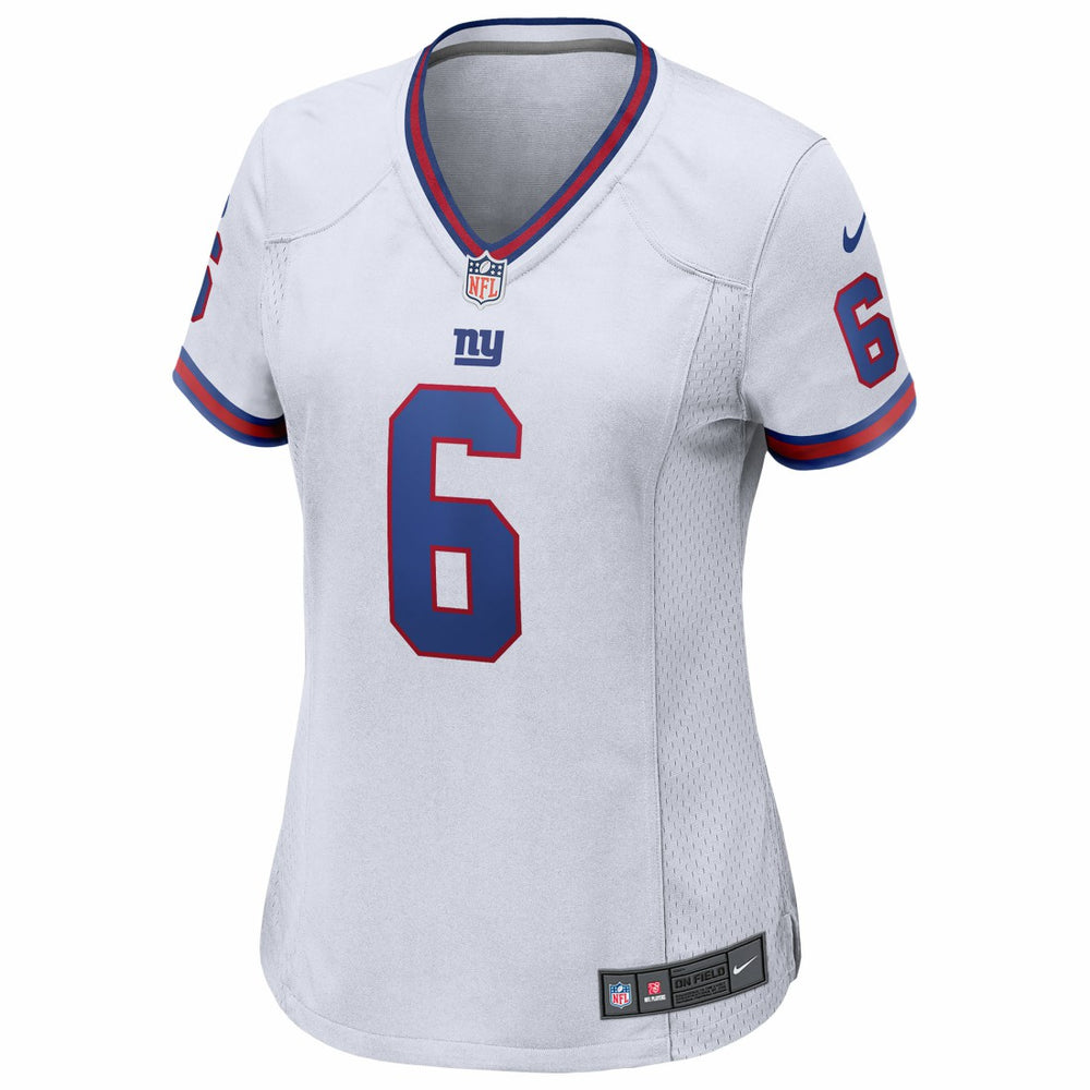 Jaxson Dart New York Giants Women's Alternate Vintage White Game Jersey - White on sale