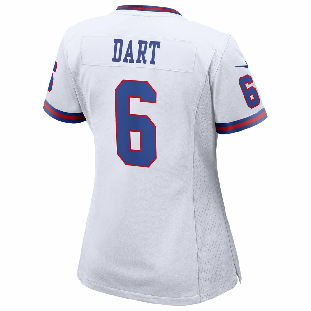 Jaxson Dart New York Giants Women's Alternate Vintage White Game Jersey - White on sale
