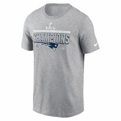 New England Patriots 2025 AFC Champions Locker Room Trophy Collection Tall T-Shirt - Heather Gray discount