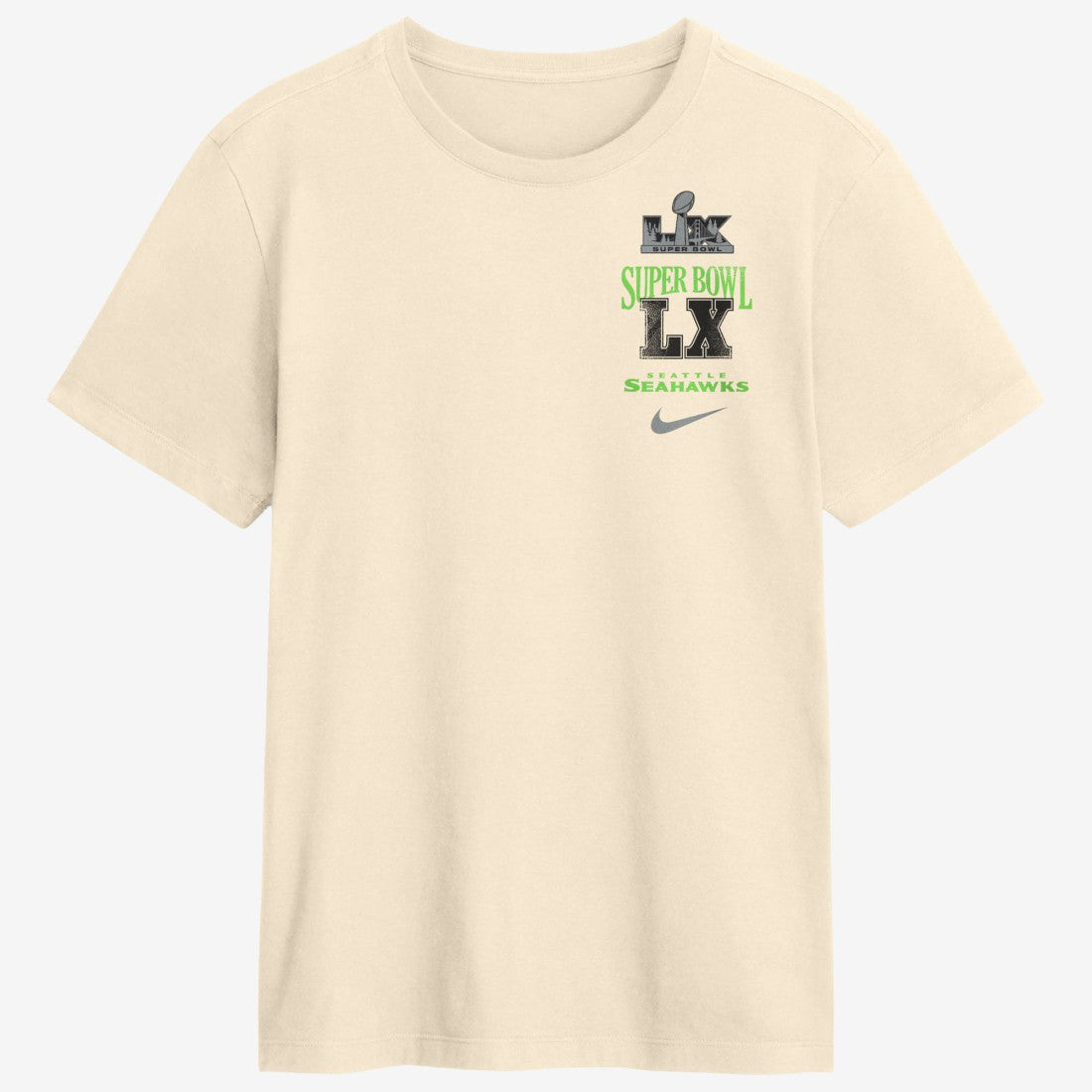 Seattle Seahawks Super Bowl LX Champions Long Ball T-Shirt - Natural sale
