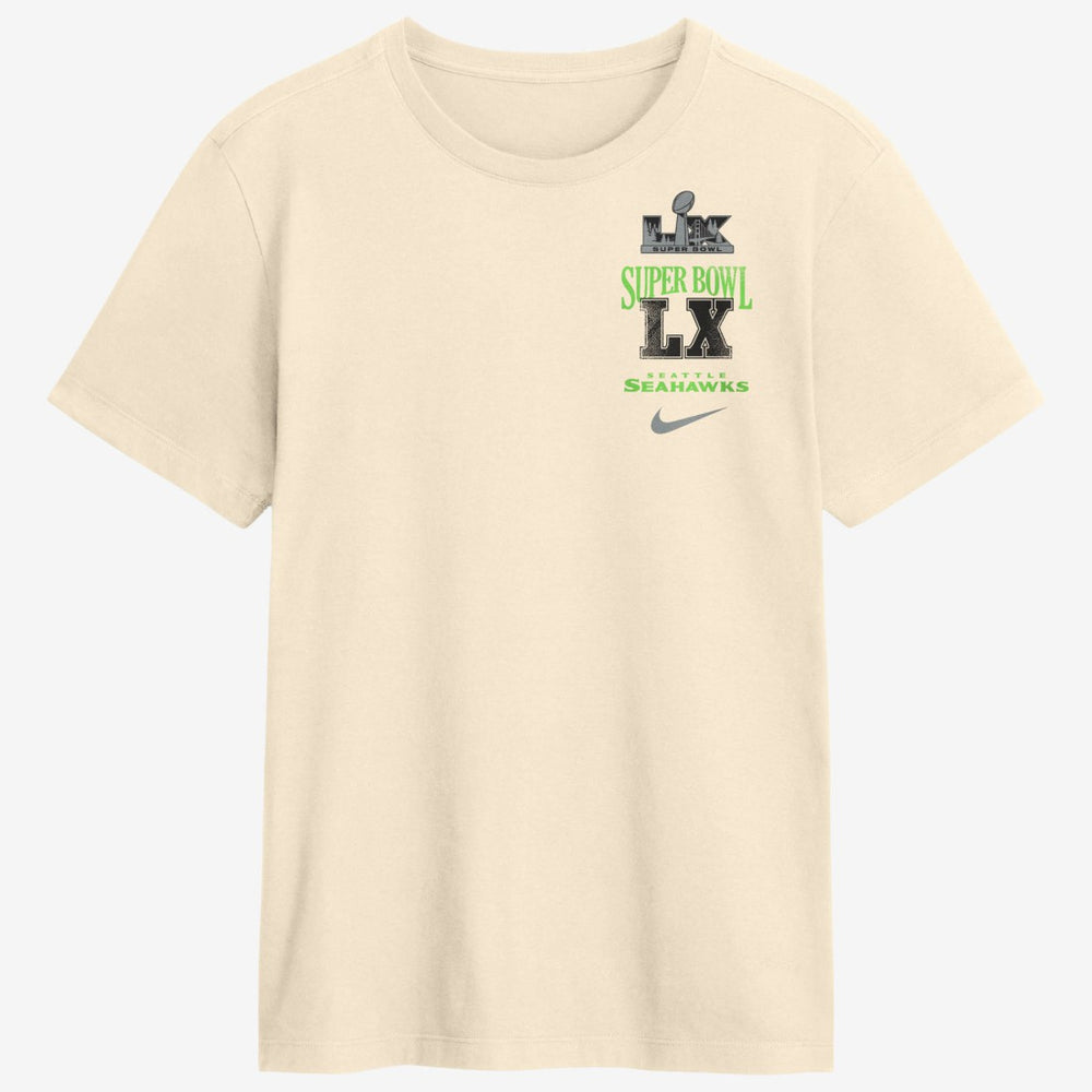 Seattle Seahawks Super Bowl LX Champions Long Ball T-Shirt - Natural sale